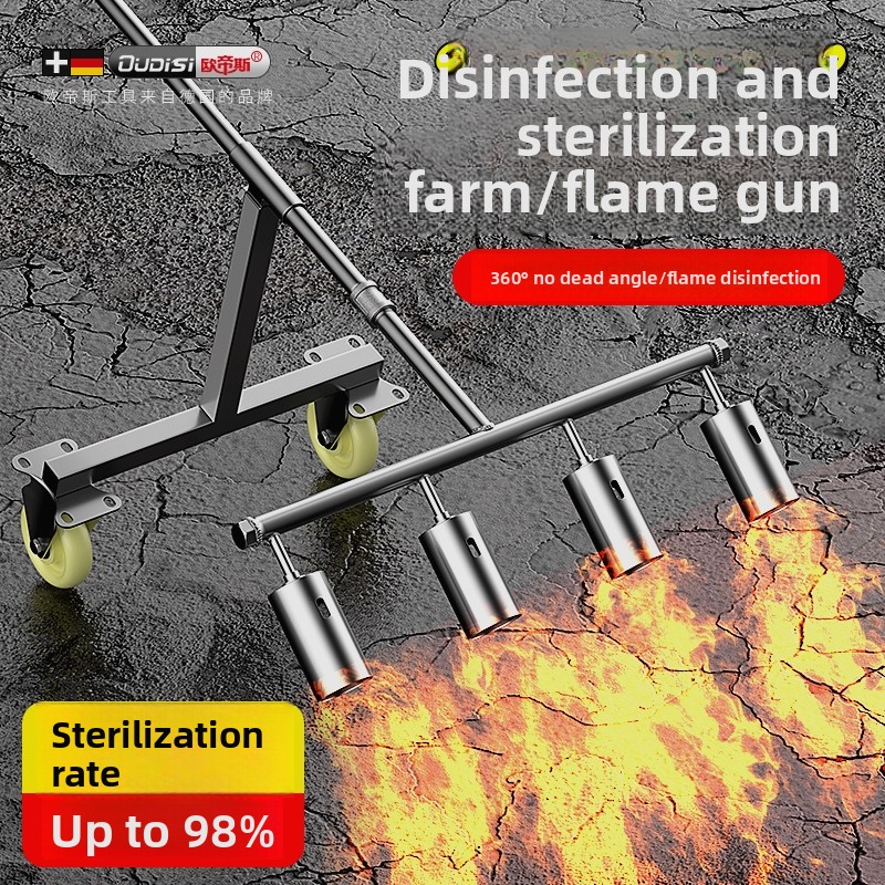 Farming Tools For Agriculture - Pistola de llama multicabezal para desinfección