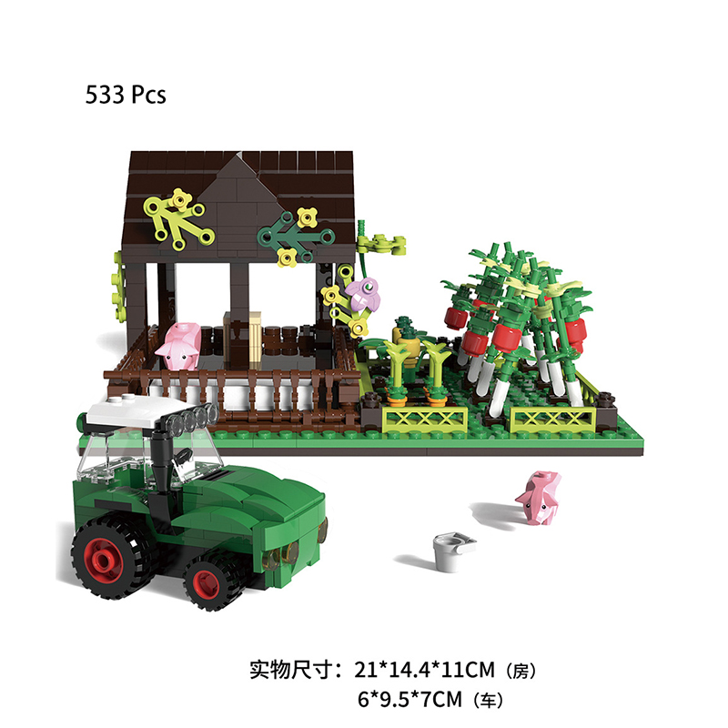Is Farming Under Agriculture - Bloques de Construcción Happy Ranch MOC,