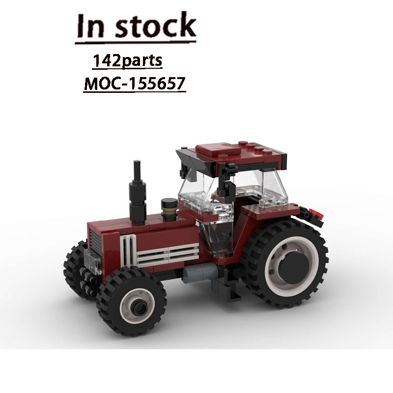 Farming Agriculture Model - MOC-155657 Tractor Agrícola Retro Urbano, Bloques
