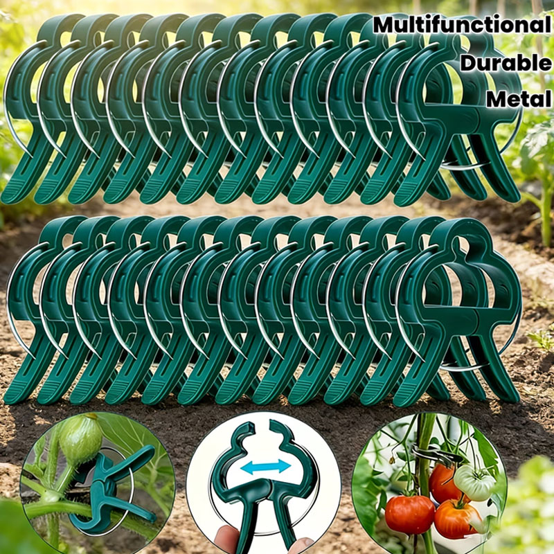 Greenhouse Plastic Film - Clips Resistentes para Plantas de Jardín,