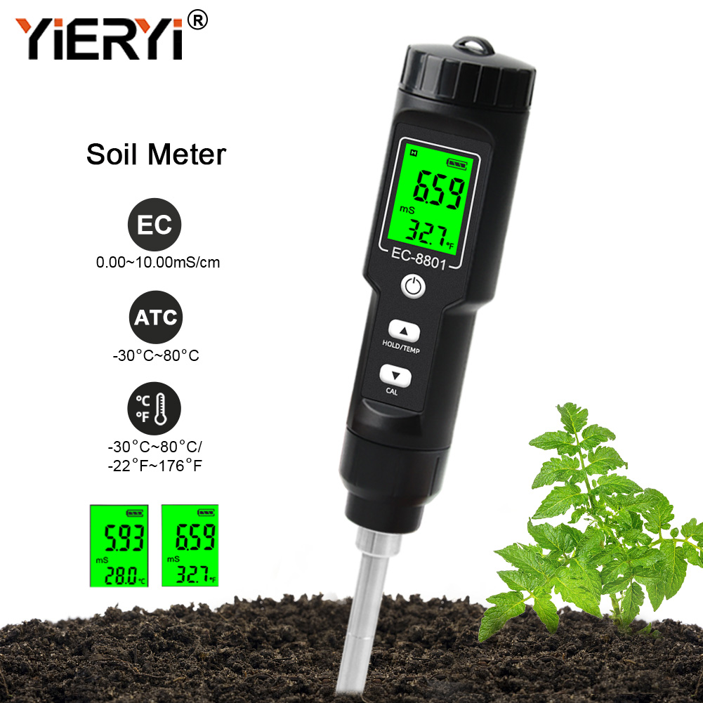 Yieryi EC/TEMP probador de sue - Agriculture Farming Hand Tools reseña y precio