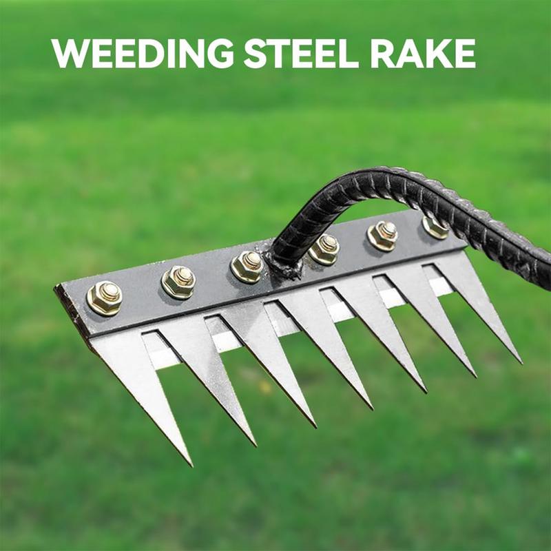Rastrillo de mano de acero al  - Agriculture Farming Hand Tools reseña y precio