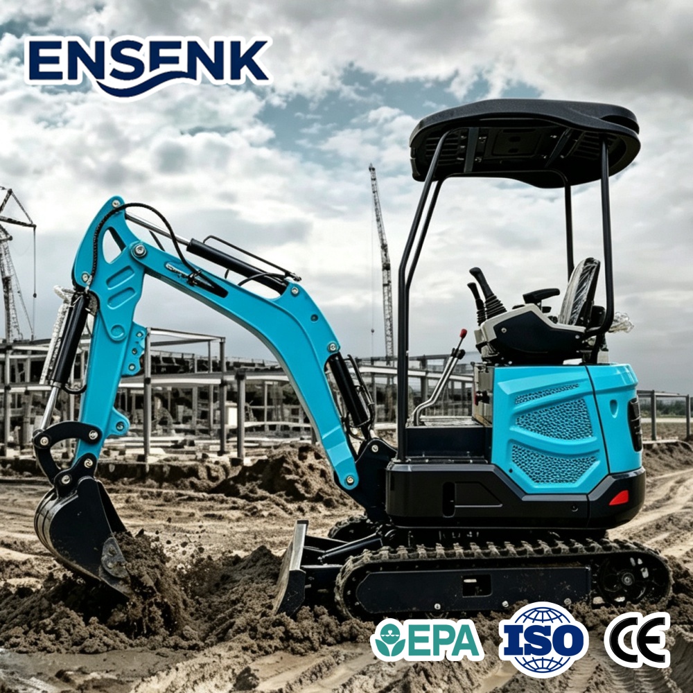 Miniexcavadora Diésel de 1.7 T - Farming Tools For Agriculture reseña y precio