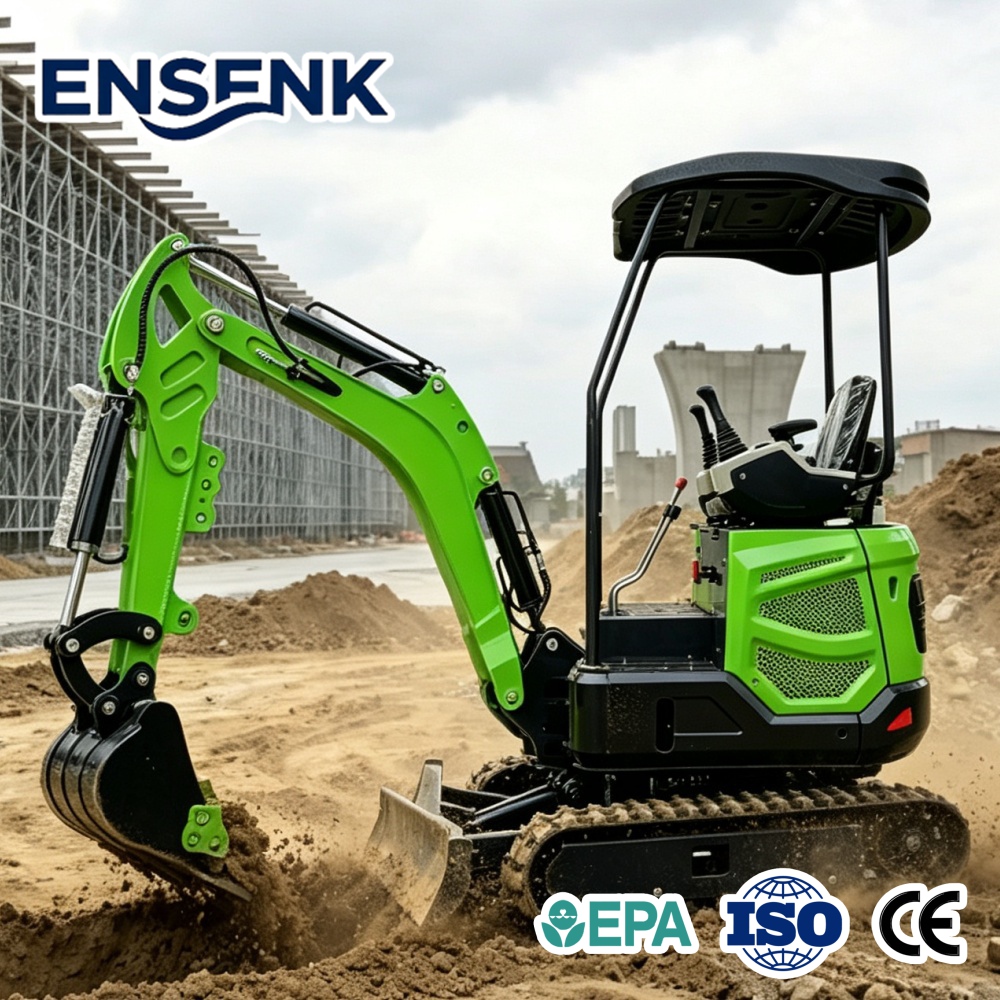 Miniexcavadora Diésel de 1.7 T - Farming Tools For Agriculture reseña y precio