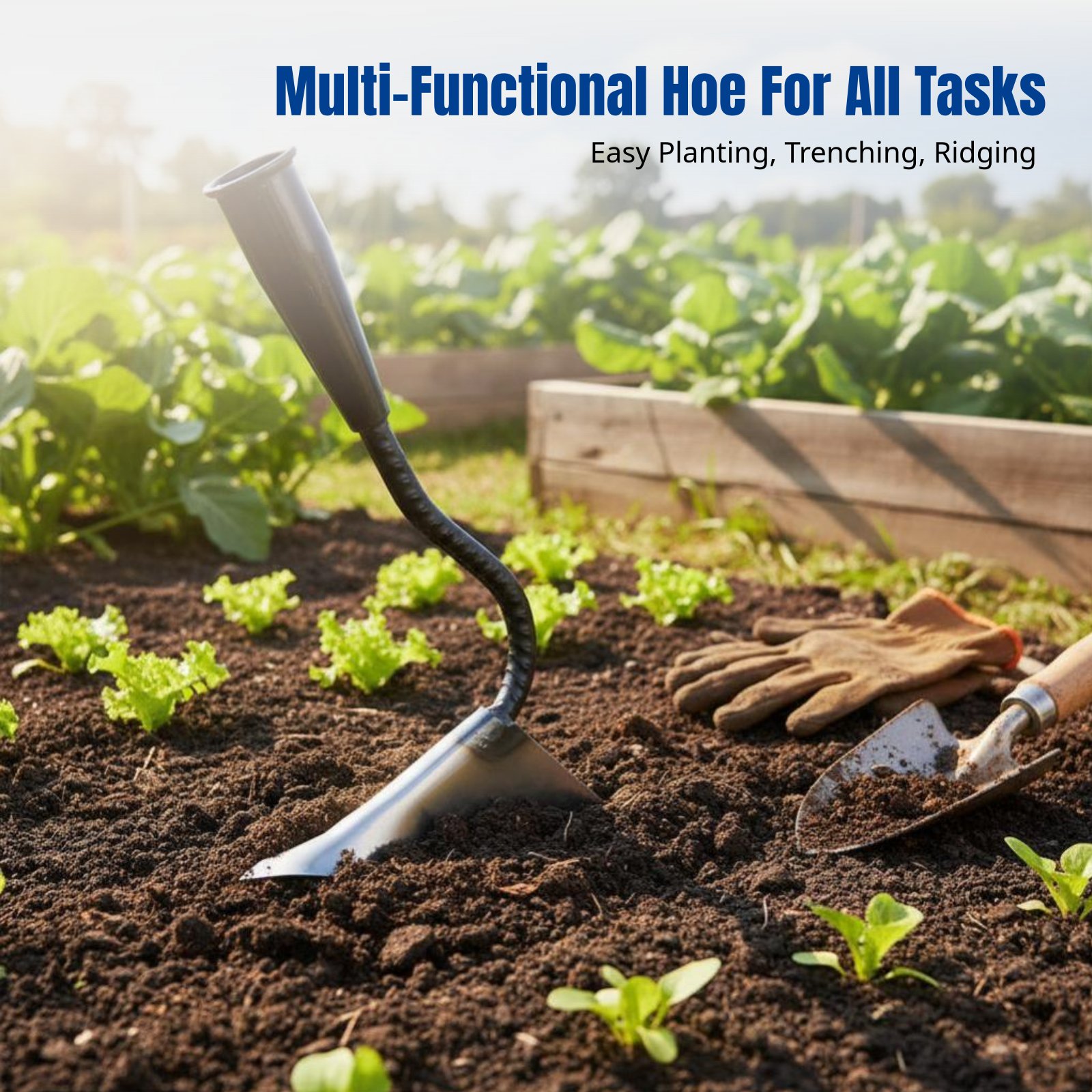 Azada Triangular de Acero al M - Agriculture Farming Hand Tools reseña y precio