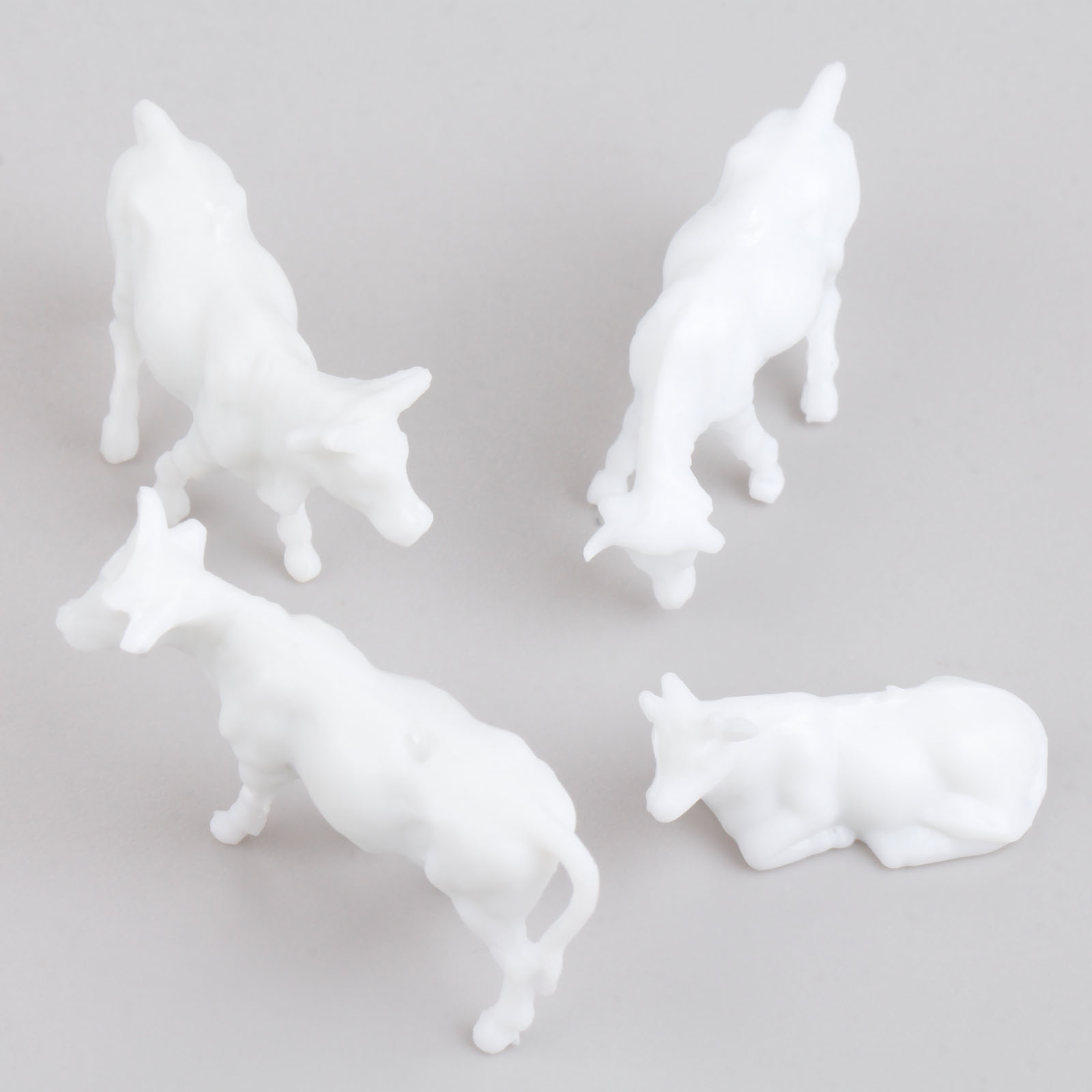 100 Uds modelo blanco vacas es - Farming Agriculture Model reseña y precio