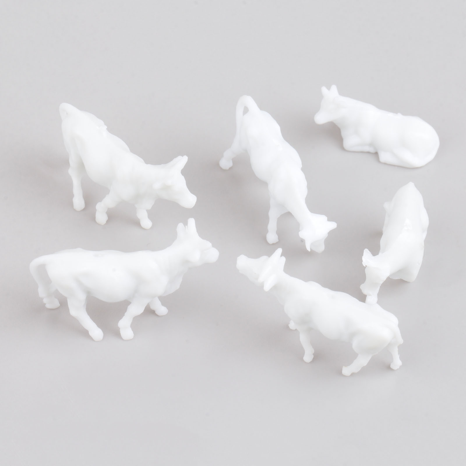 100 Uds modelo blanco vacas es - Farming Agriculture Model reseña y precio